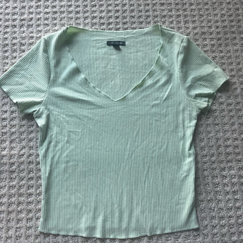 Green shirt